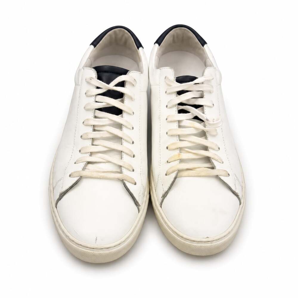 Oliver Cabell Low 1 White Leather Sneakers Size 41/US 8 - Picture 3 of 7